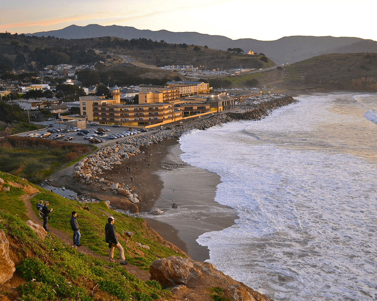 Overlooking Rockaway Beach